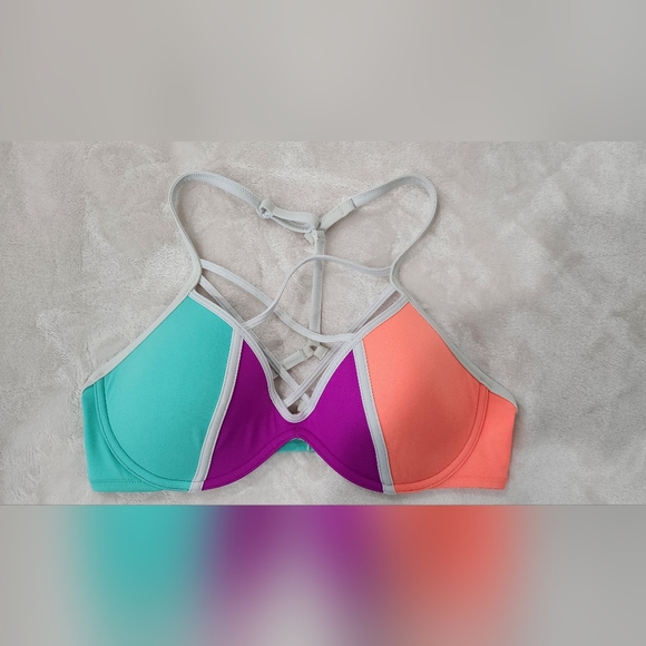 VS PINK color block bikini Size/ Medium - Picture 3 of 5